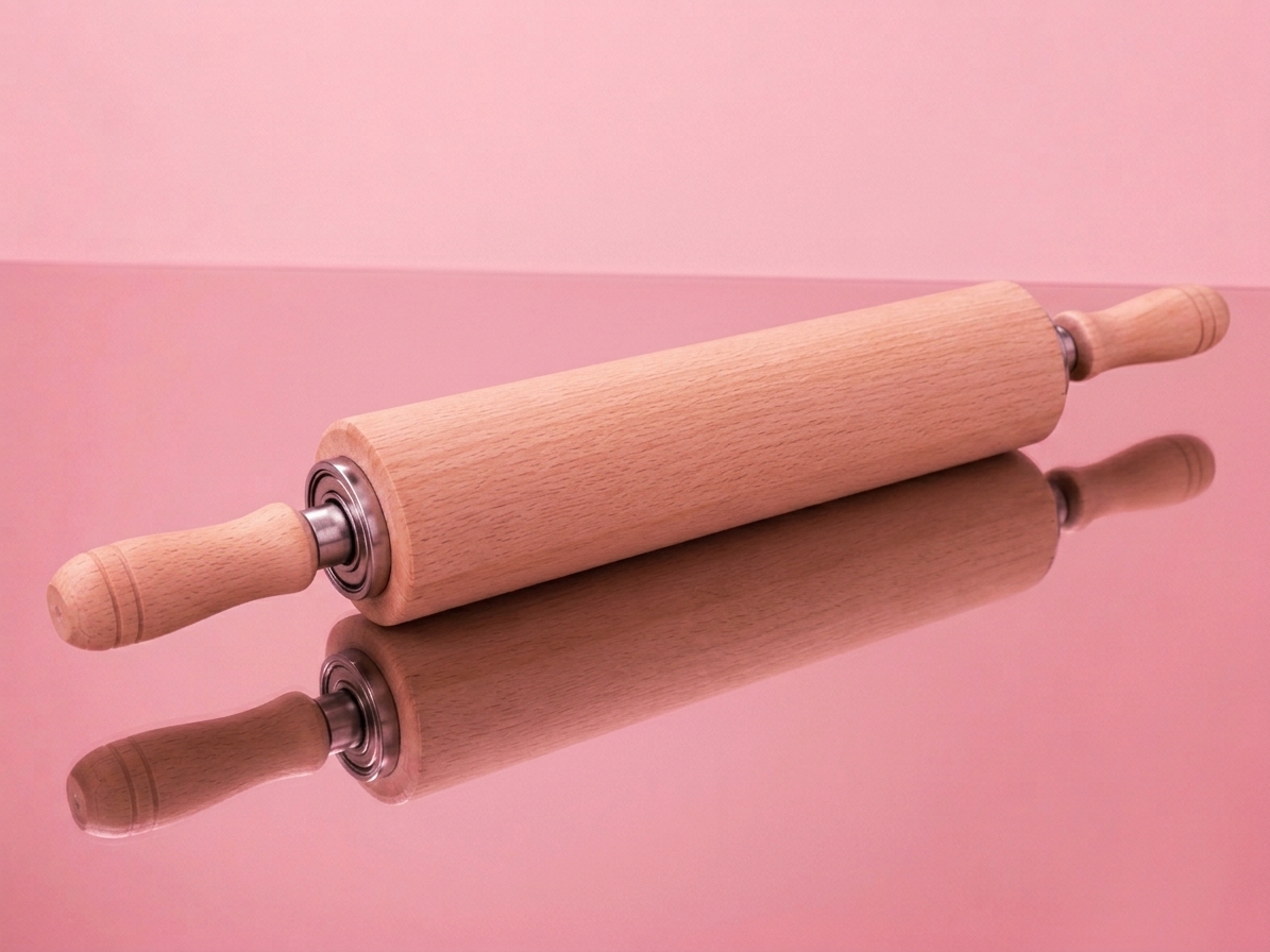Uslero de madera con rodamiento